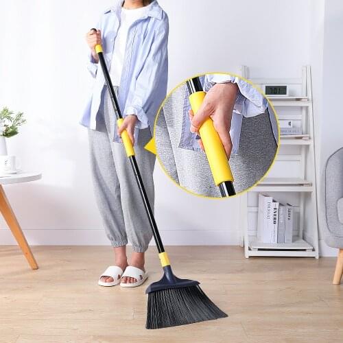 Yocada Heavy-Duty Broom Outdoor for Courtyard Garage Lobby Mall Market Floor Kitchen Room Office Pet Hair Rubbish Cleaning