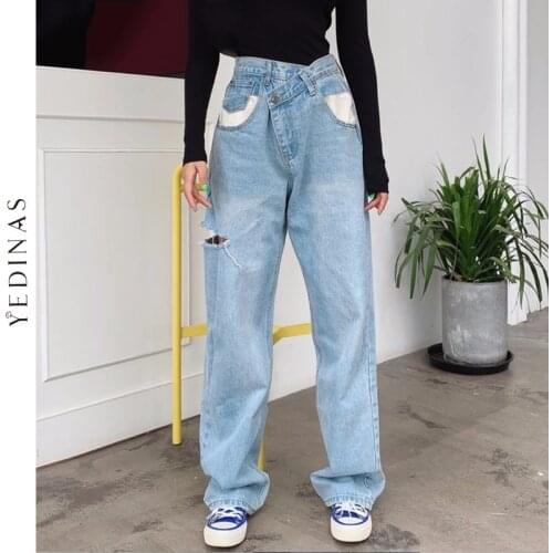 Yedinas Women's Wide Trousers