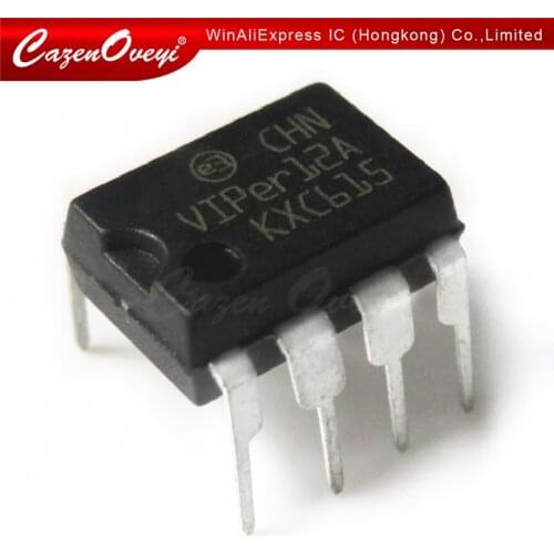 10pcs/lot VIPER12A VIPER12 DIP-8 In Stock