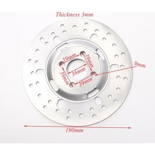 190mm Rear Brake Disc Pads For Motor DIRT PIT Bike Buggy ATV