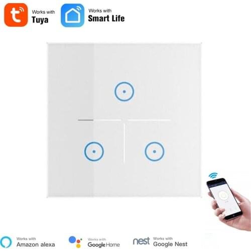 Domotica WiFi Wall Switch Smart Life App Remote Control EU Standard Type 86 Work With Alexa Echo And Google Home Mini Smart Home