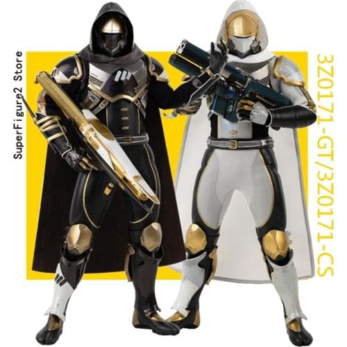 Threezero 1/6 Destiny 2 Hunter 3Z0171-CS White version 3Z0171-GT Black version Action Figure Toys