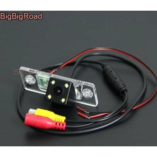 BigBigRoad For Volkswagen Touareg / Golf V / Passat B5 / Tiguan / Polo / Santana / For SEAT Altea XL Car Rear View Camera
