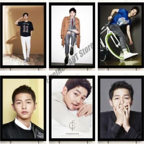 Canvas Painting Descendants of Korean star Song Joong Ki Sun Wall Art Nordic Posters And Prints Pictures For Living Room Decor