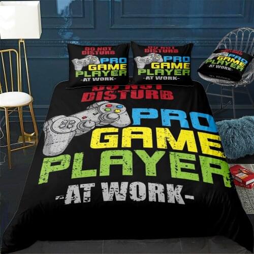 Pro Game Player At Work Duvet Cover Twin/Queen/King Size Luxury Comforter Bedding Set With Pillowcase Home Bed Decora