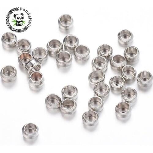 Brass Ball Crimp Beads Golden Platinum For Necklace Bracelet DIY Jewelry Making about 2.5mm in diameter hole: 1.2mm