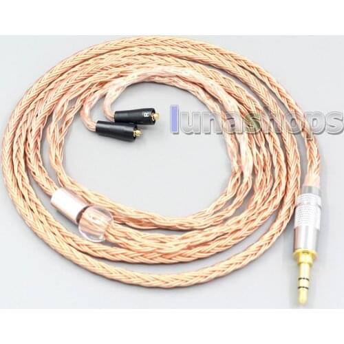 LN007021 4.4mm 3.5mm 2.5mm Balanced 16 Core 99% 7N OCC Earphone Cable For Westone W40 W50 W60 UM10 UM20 UM30 UM40 UM50 Pro