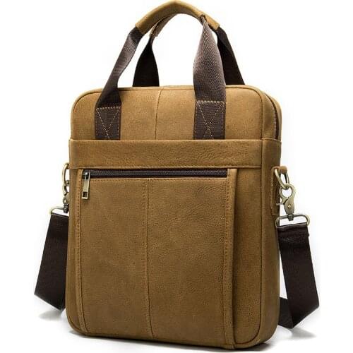 Messenger Bag Men Shoulder Bag Genuine Leather Handbag Business Men Crossbody Bags Large Capacity Designer Small Satchel Tote