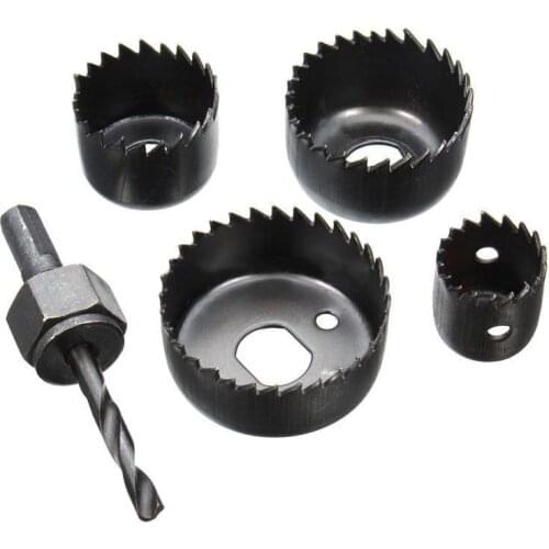 5pc Hole Saw Set Drill Bit Cutting Cutter Round Circular 30mm 38mm 44mm 54mm