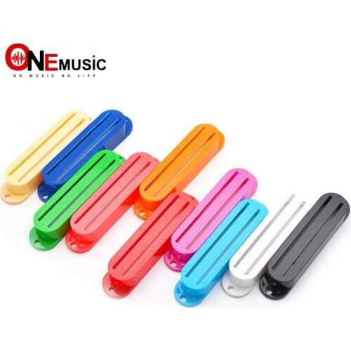 Plastic Humbucker Dual Rail Electric Guitar Pickup Covers Two-line Pickup Covers 10 Colour for Choosing