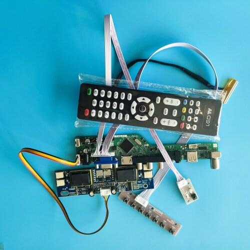 For M215HW01 V0 Interface USB Controller Board Digital Signal Resolution 4 lamps kit LCD 1920X1080 21.5" AV TV card 30pin