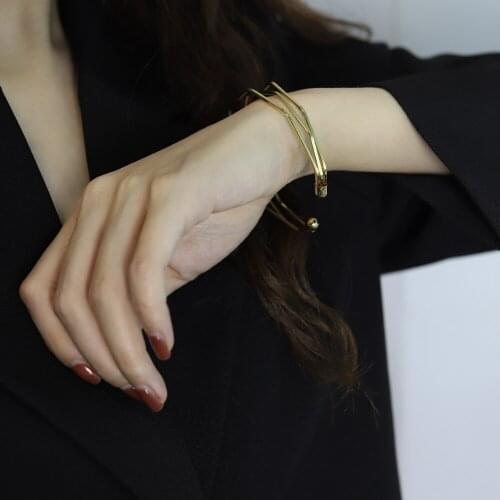 Adjustable Open Bracelet Bracelet Men and Women Fashion Jewelry Irregular Leaf Flower Bracelet Party Gift Punk Jewelry