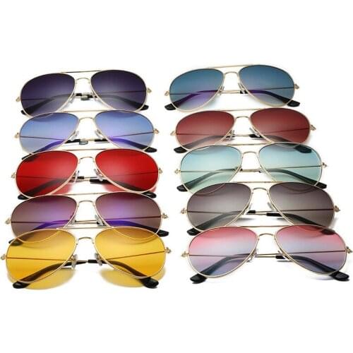 KRMDING Sunglasses Female Driving Pilot Classic Retro Glasses Sunglasses High Quality Metal Brand Designer Glasses UV400