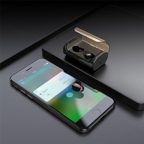 TWS-T8 Wireless Bluetooth 5.0 Earphones Sport Stereo Earset For Smartphone IPX7 Waterproof Bluetooth Sport Earset D35