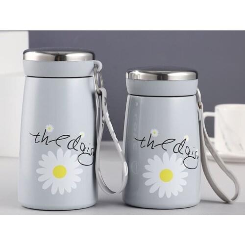 High Quality 320ML New Mini Cute Coffee Vacuum Flasks Thermos Stainless Steel Travel Drink Water Bottle Thermoses Cups and Mugs