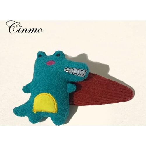 Cinmo Novelty Big Cartoon Hairpin Cute Animal Fruit Hair Clips For Women Girls Wash Face Dish Hair Accessories Headwear