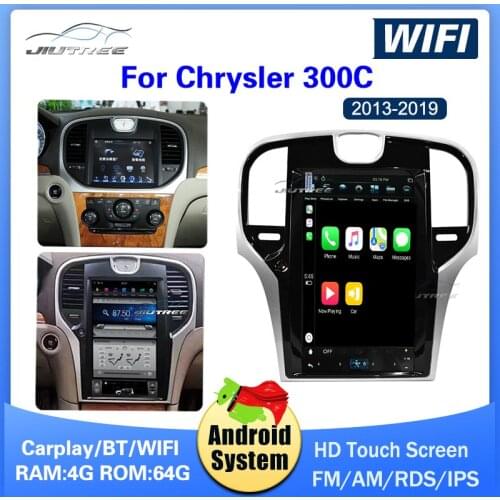 Car radio player GPS navigation for Chrysler 300C 2013-2019 Car GPS 13.3" multimedia Player PX6 Tesla style Car DVD Car radio