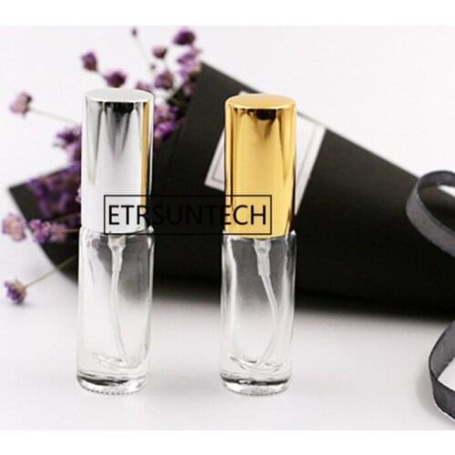 4ml Transparent glass Spray Bottle Small Cosmetic Packing Atomizer Perfume Bottles Atomizing F1544
