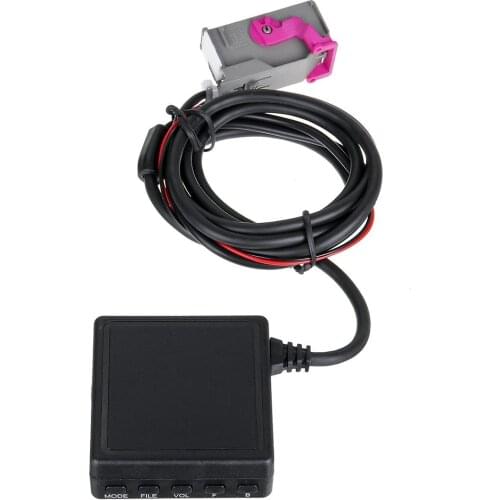 Bluetooth Aux Receiver Cable with USB,microphone Hands-free Aux Adapter for Audi A3 A4 A6 A8 TT R8 RNS-E for 32 pin Head Unit