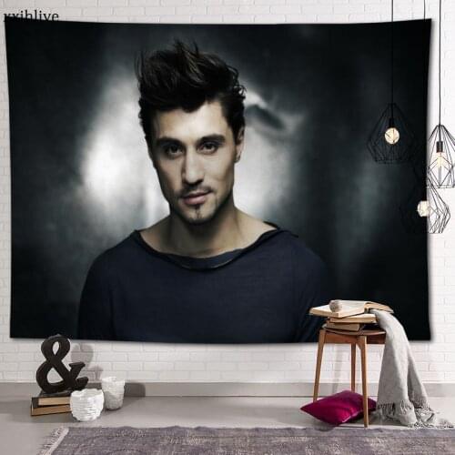 New Arrival Custom Singer Dima Bilan Printing Tapestry More Size Home Living Room Bedroom Decorative Wall Blanket 100x150cm