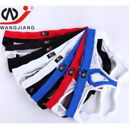 WJ Jockstrap Gay Mens Thongs Erotic Transparent For Thong Gay Men Underwear Sexy Erotic Homens Ropa Lingerie Men lace pant