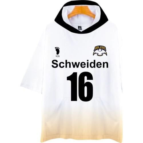 Haikyuu 3D T Shirt Anime Streetwear Men Clothing Men/women Casual Black Wolf Adult Short Sleeve Cool and Breathable Cosplay 2020