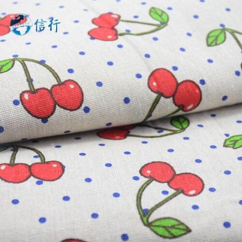 50*150cm Printed Cotton Linen Fabric For Patchwork Quilting Sewing DIY Sofa Table Cloth Furniture Cover Cushion Fabric#3447