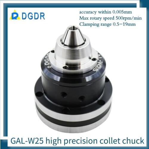Custom Taiwan precision cutting grinding machine pneumatic chuck, GAL-W25 laser pipe cutting machine pneumatic rotary chuck