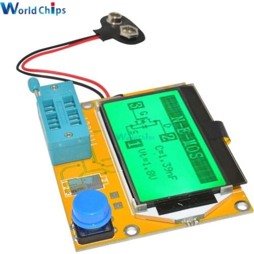 M328 LCR-T4 Mega328 Meter LCR led Transistor Tester Diode Triode Capacitance MOS PNP NPN 12864 Display Module