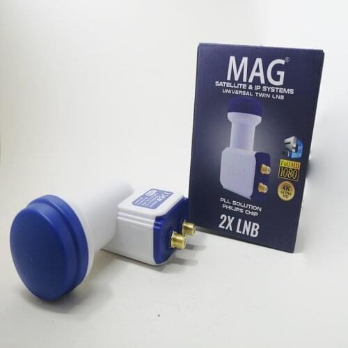 MAG ÇİFTLİ İKİLİ LNB ÇANAK ANTEN UYDU VERİCİSİ