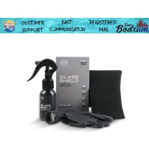 Car auto Nasiol Glasshield Nano rain insect repellant spray car windshields, protect car front glass and mirror 50 ml