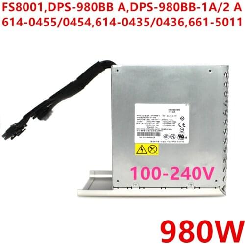 New PSU For A1289 MacPro 980W Power Supply FS8001 DPS-980BB A DPS-980BB-1 A DPS-980BB-2 A DPS-980AB A