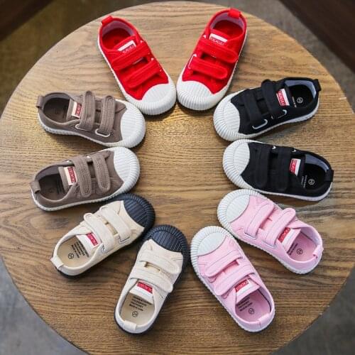 Baby Girls Canvas Shoes 2021 Spring New Infant Toddler Shoes Breathable Soft Bottom Non-slip Children Outdoor Kids Casual Shoes