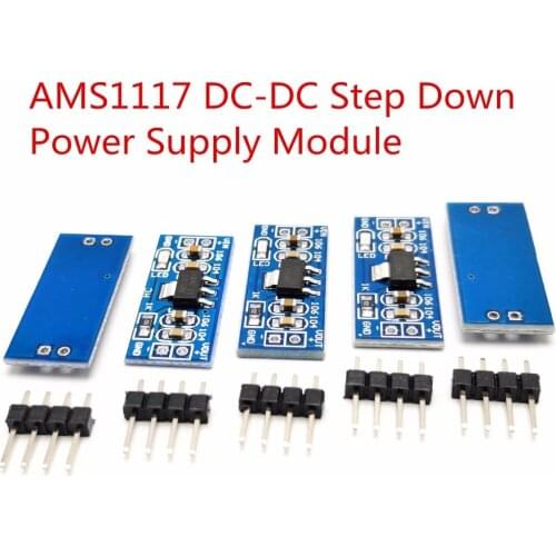 5 pcs LM1117 AMS1117 4.5-7V turn 3.3V 5.0V 1.5V DC-DC Step down Power Supply Module For Arduino bluetooth Raspberry pi