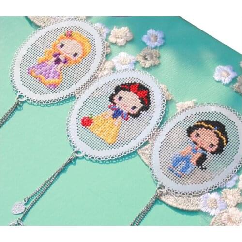 Fairy tale princess Craft Stitch Cross Stitch Bookmark Needlework Embroidery Crafts Counted Cross-Stitching Kit