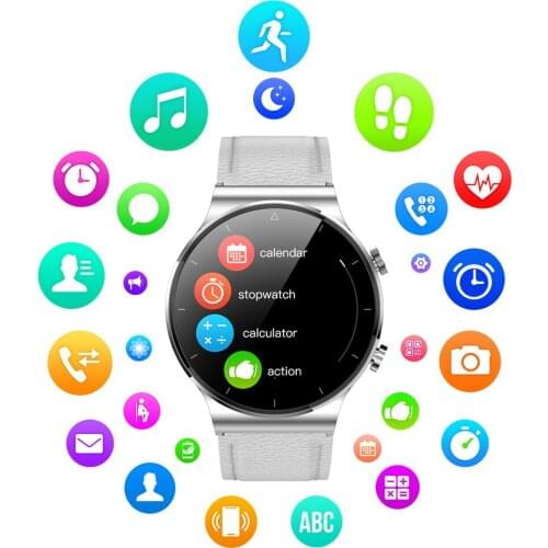 Microwear M2 Smart Watch IP68 Waterproof Heart Rate Monitoring Spot Fitness Bluetooth Call Music Smartwatch For Android IOS HW