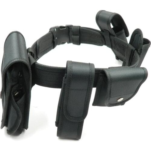 Tactical Belt Suit Multifunctional Security Training Belt Polices Guard Utility Heavy Duty Combat Belts 6pcs/sets