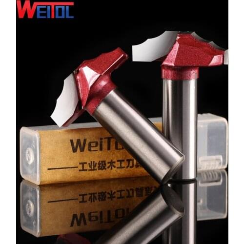 Weitol 1pcs 1/2*35mm tungsten carbide Classical plunge router bits woodworking classical pattern carving tool