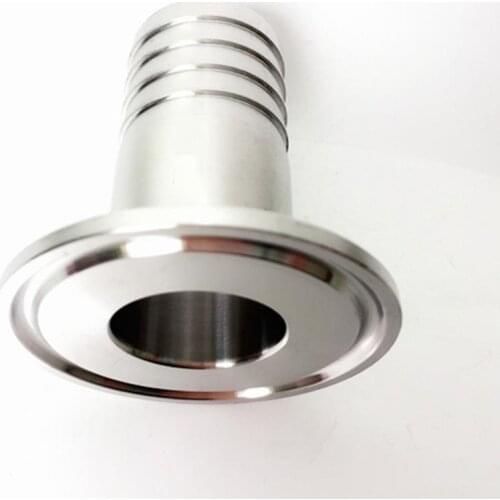 38mm 1-1/2" Hose Barb x 1.5" Tri Clamp SUS 304 Stainless Steel Sanitary Tri-Clamp Hosetail Coupler Fitting Home Brew