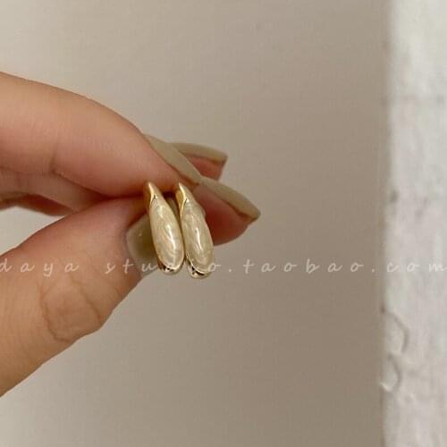 ZDMXJL 2021 New Arrival Fashion Womens Earrings Fine Simple Ear Stud Earrings For Women Party Girl Jewelry Gifts Drop-shipping