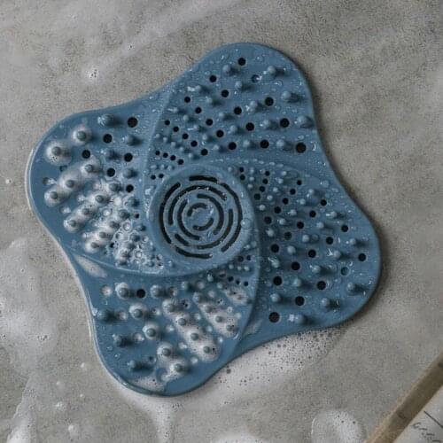 1 Pcs Hair Catcher Shower Filter Sink Plug Floor Drain Filter Anti-blocking Bath Cap Bathroom Stopper Toilet Drain Plug