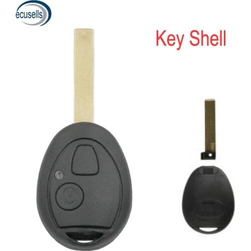 2 Buttons Remote Car Key Shell for MG BMW-Mini-Cooper R53 R50 S for-Land Rover 75 Z3 Z4 X3 X5 e46 e39 e36 e34 Blank Key