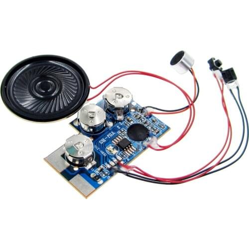 5pcs YSJ-R3 20s 20secs Voice Recorder Chip Sound Recording Module Talking Music Audio Recordable