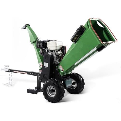 6.5HP Manual Petrol Motor Tree Branch Shredder Chipper For Farm Garden