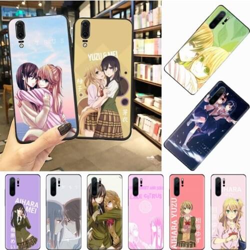 Citrus Japan anime Comics Phone Case For Huawei honor Mate P 9 10 20 30 40 Pro 10i 7 8 a x Lite nova 5t