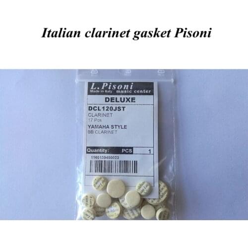 Italian clarinet gasket Pisoni accessories Wind instrument repair gasket parts pad A set of 17 PCS