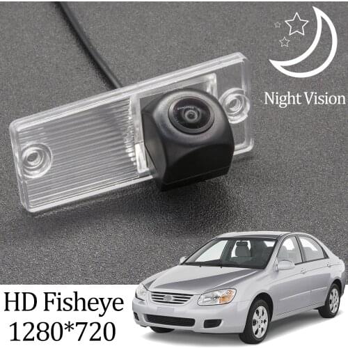 Owtosin HD 1280*720 Fisheye Rear View Camera For Kia Cerato Sedan LD 2004 2005 2006 2007 2008 Car Reverse Parking Accessories