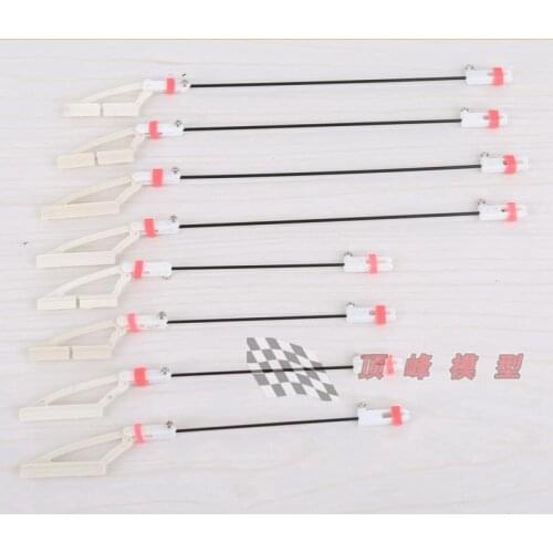 EPP Kit PP 3D Airplane Rocker Arm, Rudder Angle, Carbon Rod, Collet Set For Aileron Tail Wing Connector Electric Aircraft