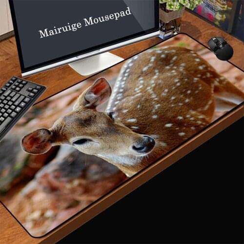 Mairuige Special Offer Animal Style Game Computer Mouse Pad Natural Rubber Non-slip Elk Style Family Laptop Keyboard Mat