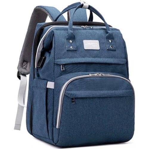 Wholesale Waterproof Mummy Backpack Large Capacity Mom Foldable Baby Diaper Bag